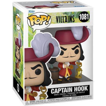 Funko pop disney villains: peter pan - captain hook 1081 φιγούρα βινυλίου 57348 889698573481