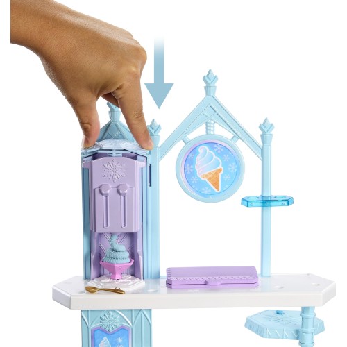Mattel Σετ Έλσα Και Όλαφ Μαγαζάκι Παγωτού Frozen HMJ48 194735128433