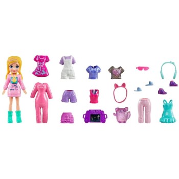 Mattel Polly Pocket Medium Fashion 3 HKV88 / HRD60 194735174003