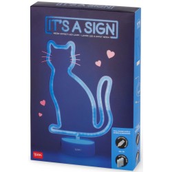 Legami It S A Sign - Neon Effect Led Lamp - Kitty LL0006 8052694001766
