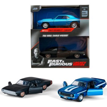 Jada Toys Fast & Furious Twin Pack 1:32 Wave 2/1 1969 Chevrolet Camaro And 1968 Dodge Charge 253202013 4006333084232