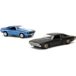 Jada Toys Fast & Furious Twin Pack 1:32 Wave 2/1 1969 Chevrolet Camaro And 1968 Dodge Charge 253202013 4006333084232