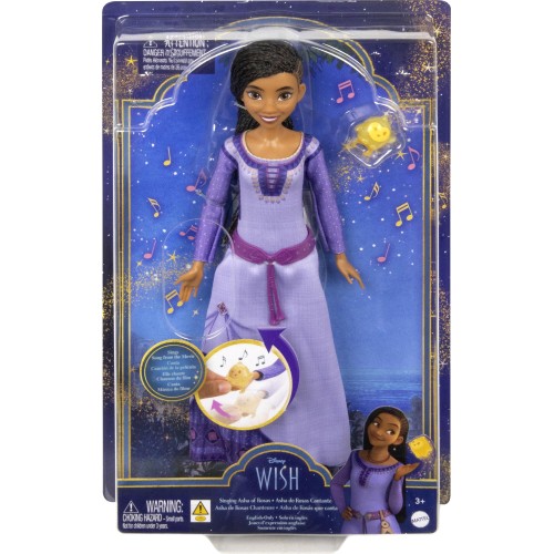 Mattel Disney Wish Κούκλα Asha Of Rosas Που Τραγουδάει Αγγλικά HPX26 194735169979