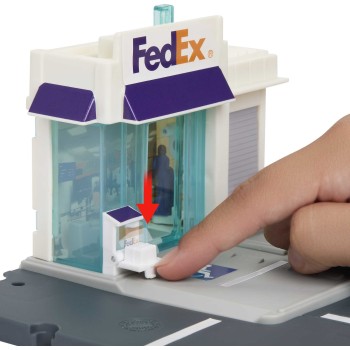 Mattel Σετάκια Mbx Action Drivers Fedex Playset HJT89 / HLY62 194735122776