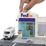 Mattel Σετάκια Mbx Action Drivers Fedex Playset HJT89 / HLY62 194735122776