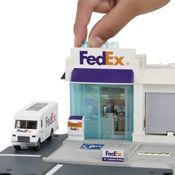 Mattel Action Drivers Fedex Playset HJT89 / HLY62 194735122776