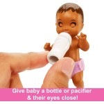 Mattel Barbie Doll and Accessories, Crib Playset With Skipper Friend Doll, Baby Do FHY97 / HJY34 194735098309