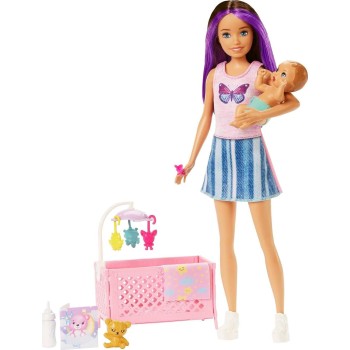 Mattel Barbie Skipper Babysitter Κούκλα Με Παιδί K Καρότσι FHY97 / HJY33 194735098262