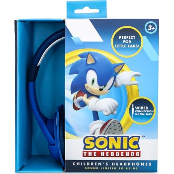 otl technologies Sh1179 Sonic The Hedgehog Kids Wired Headphones - Blue  5055371628372