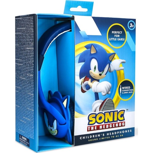 otl technologies Sh1179 Sonic The Hedgehog Παιδικά Ενσύρματα Ακουστικά - Μπλε  5055371628372