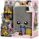MGA Entertainment Na! Na! Na! Surprise Mini Backpack Playset- Grey Mouse 592334EUC 035051592334