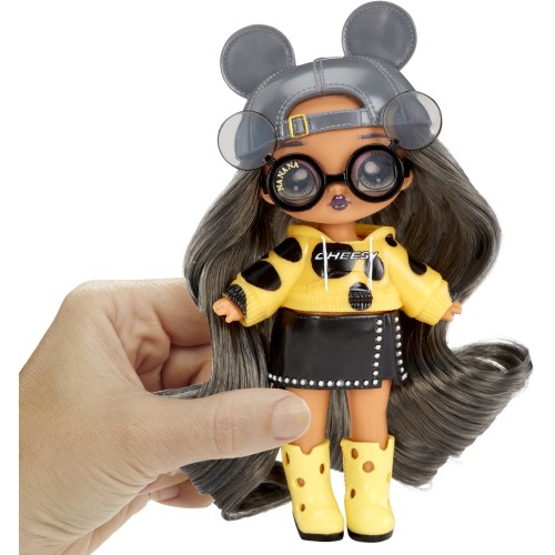 MGA Entertainment Na! Na! Na! Surprise Mini Backpack Playset- Grey Mouse 592334EUC 035051592334
