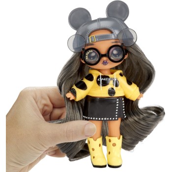MGA Entertainment Na! Na! Na! Surprise Mini Backpack Playset- Grey Mouse 592334EUC 035051592334