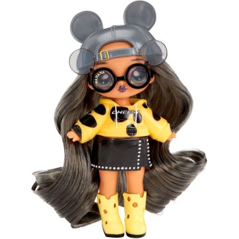 MGA Entertainment Na! Na! Na! Surprise Mini Backpack Playset- Grey Mouse 592334EUC 035051592334