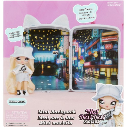MGA Entertainment Na! Na! Na! Surprise Mini Backpack Playset- Kitty 592341EUC 035051592341