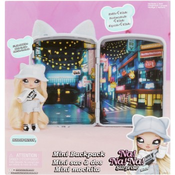 MGA Entertainment Na! Na! Na! Surprise Mini Backpack Playset- Kitty 592341EUC 035051592341