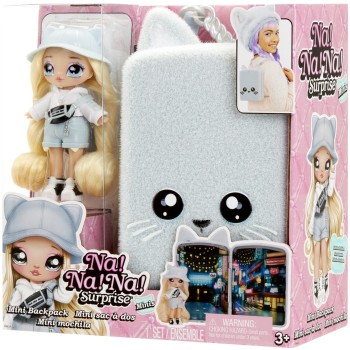MGA Entertainment Na! Na! Na! Surprise Mini Backpack Playset- Kitty 592341EUC 035051592341