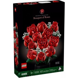 LEGO icons μπουκέτο με τριαντάφυλλα 10328 5702017583488