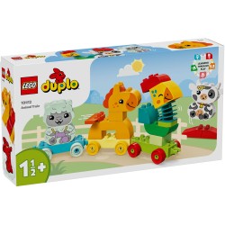 LEGO DUPLO My First Τρένο Με Ζώα, Παιχνίδι Με Θέμα Τη Φύση 10412 5702017567396