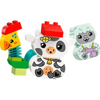 LEGO DUPLO My First Τρένο Με Ζώα, Παιχνίδι Με Θέμα Τη Φύση 10412 5702017567396
