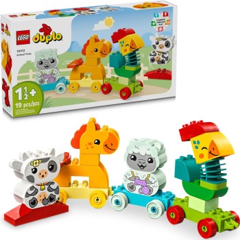 LEGO DUPLO My First Animal Train, Nature Themed Toy 10412 5702017567396