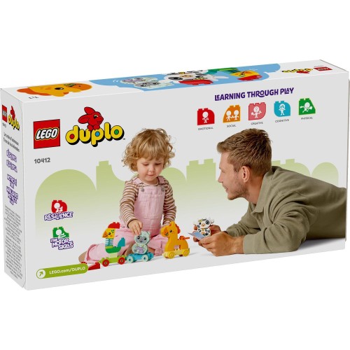 LEGO DUPLO My First Animal Train, Nature Themed Toy 10412 5702017567396