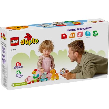 LEGO DUPLO My First Animal Train, Nature Themed Toy 10412 5702017567396