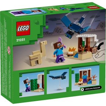 LEGO minecraft αποστολή του στιβ στην έρημο 21251 5702017583273