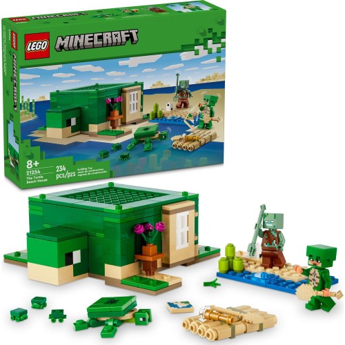 LEGO Minecraft the turtle beach house 21254 5702017583303