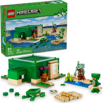 LEGO Minecraft the turtle beach house 21254 5702017583303