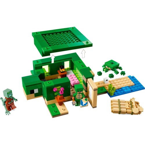 LEGO minecraft το παραθαλάσσιο σπίτι-χελώνα 21254 5702017583303