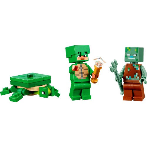 LEGO minecraft το παραθαλάσσιο σπίτι-χελώνα 21254 5702017583303