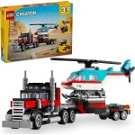 LEGO creator φορτηγό με επίπεδη καρότσα ελικόπτερο 31146 5702017567402