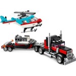 LEGO creator φορτηγό με επίπεδη καρότσα ελικόπτερο 31146 5702017567402