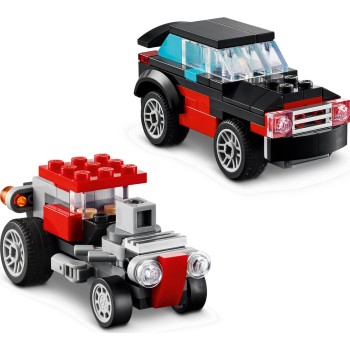 LEGO creator φορτηγό με επίπεδη καρότσα ελικόπτερο 31146 5702017567402