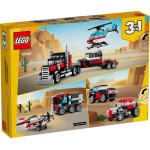 LEGO Creator flatbed truck with helicopter 31146 5702017567402