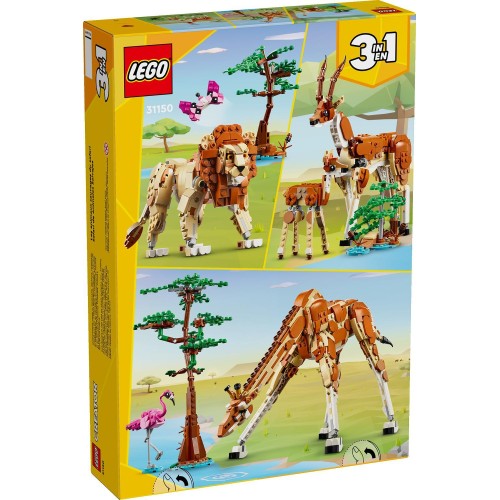 LEGO Creator wild safari animals 31150 5702017585109