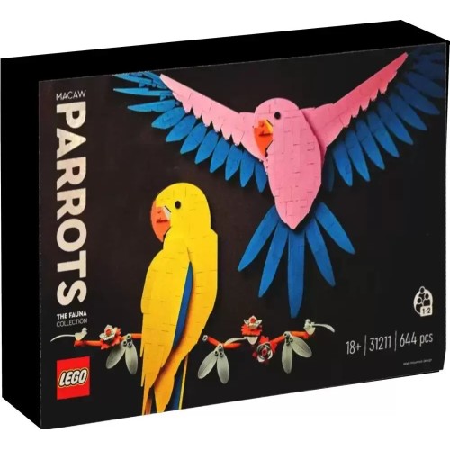 LEGO Art The Fauna Collection – Παπαγάλοι Μακάο 31211 5702017584010