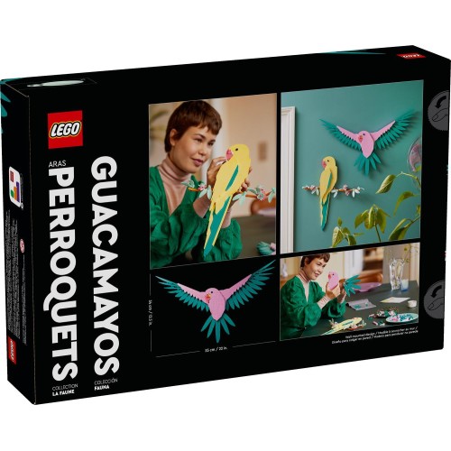LEGO Art The Fauna Collection – Παπαγάλοι Μακάο 31211 5702017584010