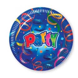 PROCOS Πιάτα Decorata Party Prismatic Μεσαία 001821 5201184018217