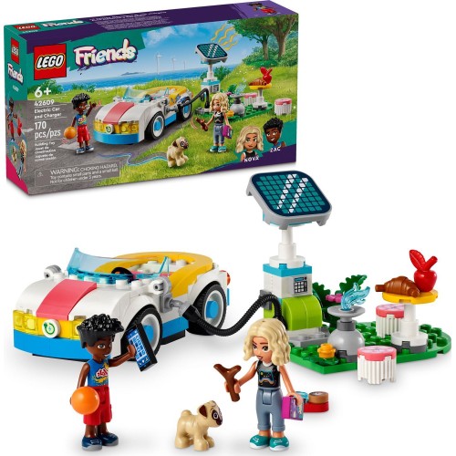 LEGO friends ηλεκτρικό αυτοκίνητο και φορτιστής 42609 5702017589305