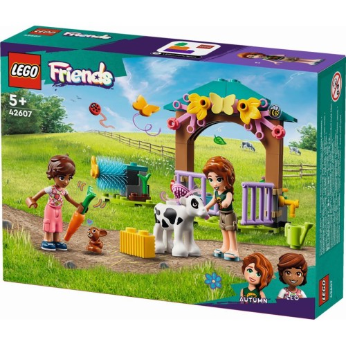 LEGO friends στάβλος για το μοσχαράκι της ότομ 42607 5702017589299