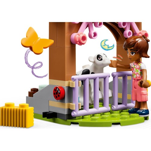 LEGO friends στάβλος για το μοσχαράκι της ότομ 42607 5702017589299