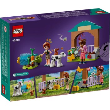 LEGO friends στάβλος για το μοσχαράκι της ότομ 42607 5702017589299