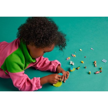 LEGO friends στάβλος για το μοσχαράκι της ότομ 42607 5702017589299