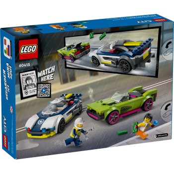 LEGO city κυνηγητό αυτοκινήτου αστυνομίας και muscle car 60415 5702017583679