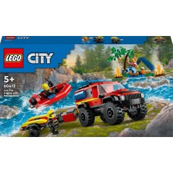 LEGO City 4x4 Fire Truck With Rescue Boat 60412 5702017582948