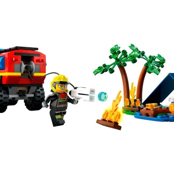 LEGO city πυροσβεστικό όχημα 4x4 με φουσκωτό διάσωσης 60412 5702017582948