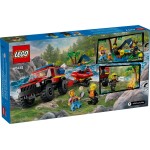 LEGO City 4x4 Fire Truck With Rescue Boat 60412 5702017582948