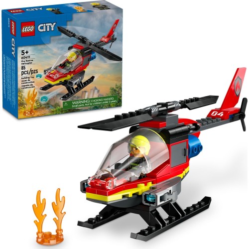 LEGO city πυροσβεστικό ελικόπτερο διάσωσης 60411 5702017582931